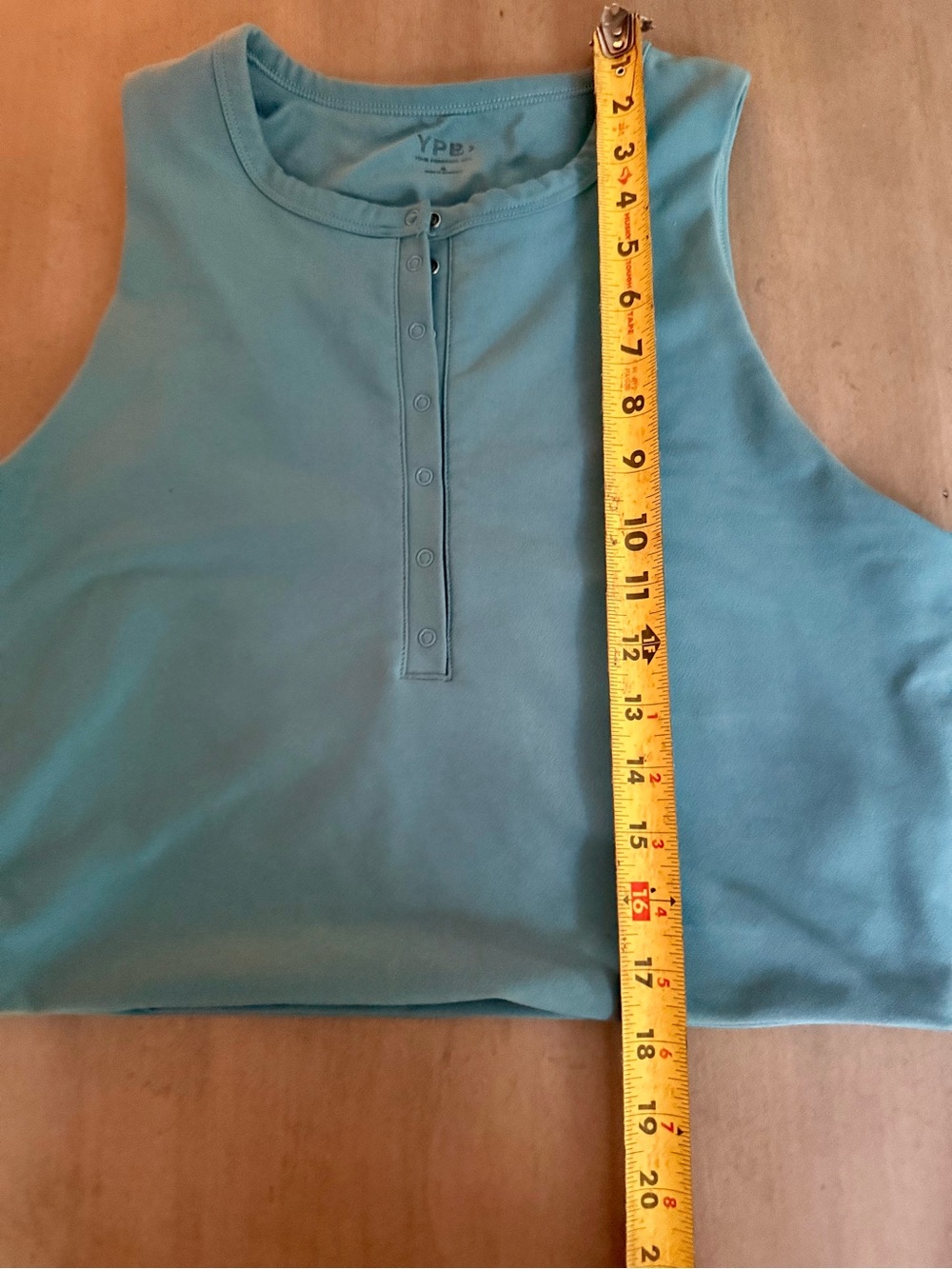 Light Blue Abercrombie & Fitch Athletic Tank Top
